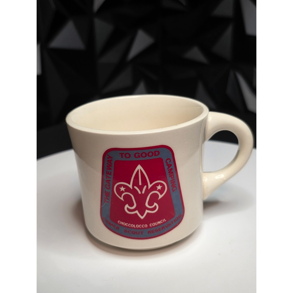 Vintage Boy Scouts Choccolocco Council Comer Scout Reservation Coffee Mug USA